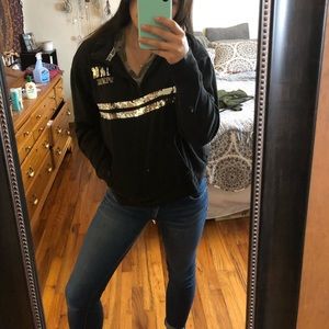 Black and gold “pink” pullover